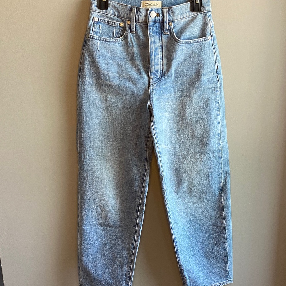 Madewell Balloon Jeans in Blue (Size 25, EUC) - Picture 3 of 8